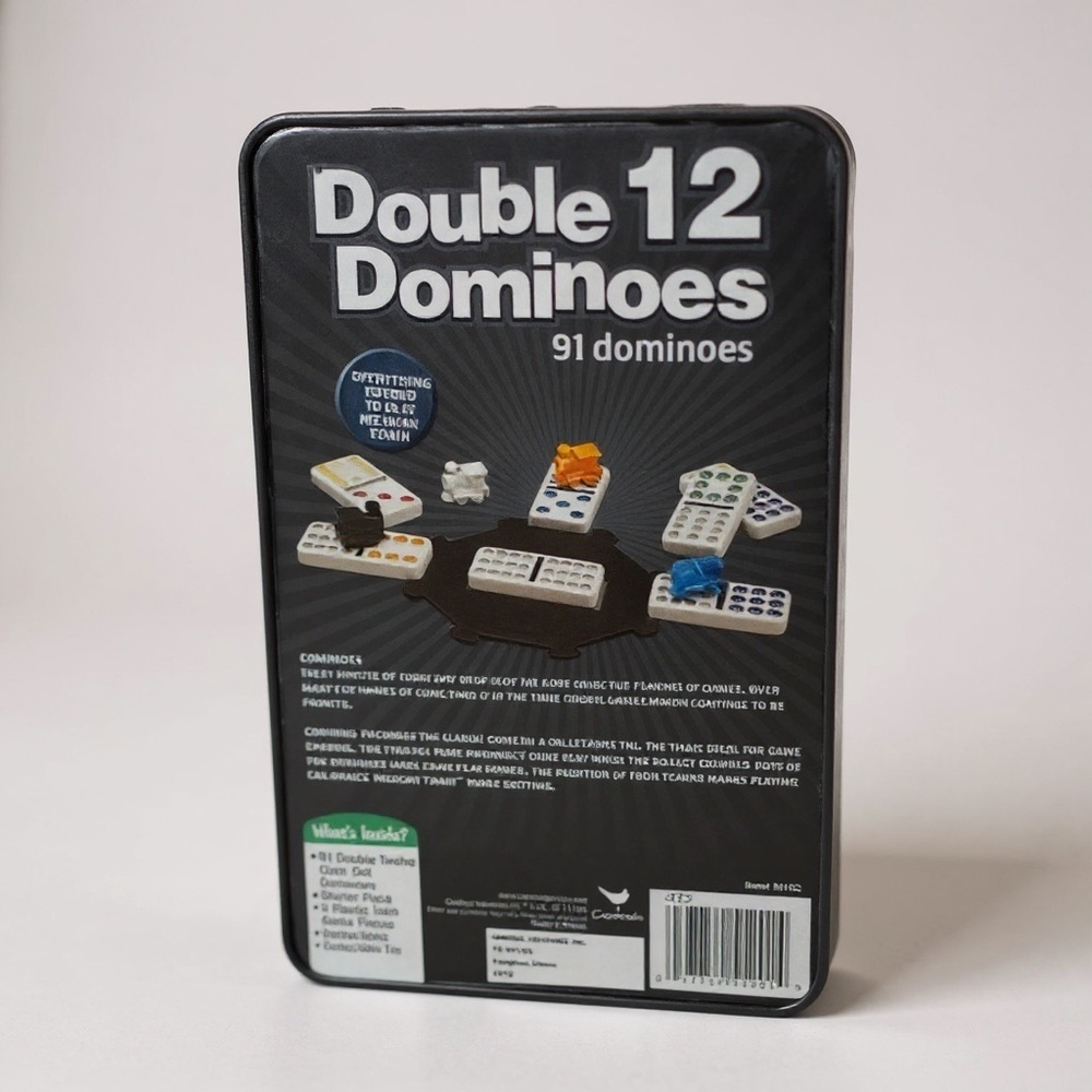 Cardinal Double 12 Dominoes Set - Multicolor - Picture 3 of 4